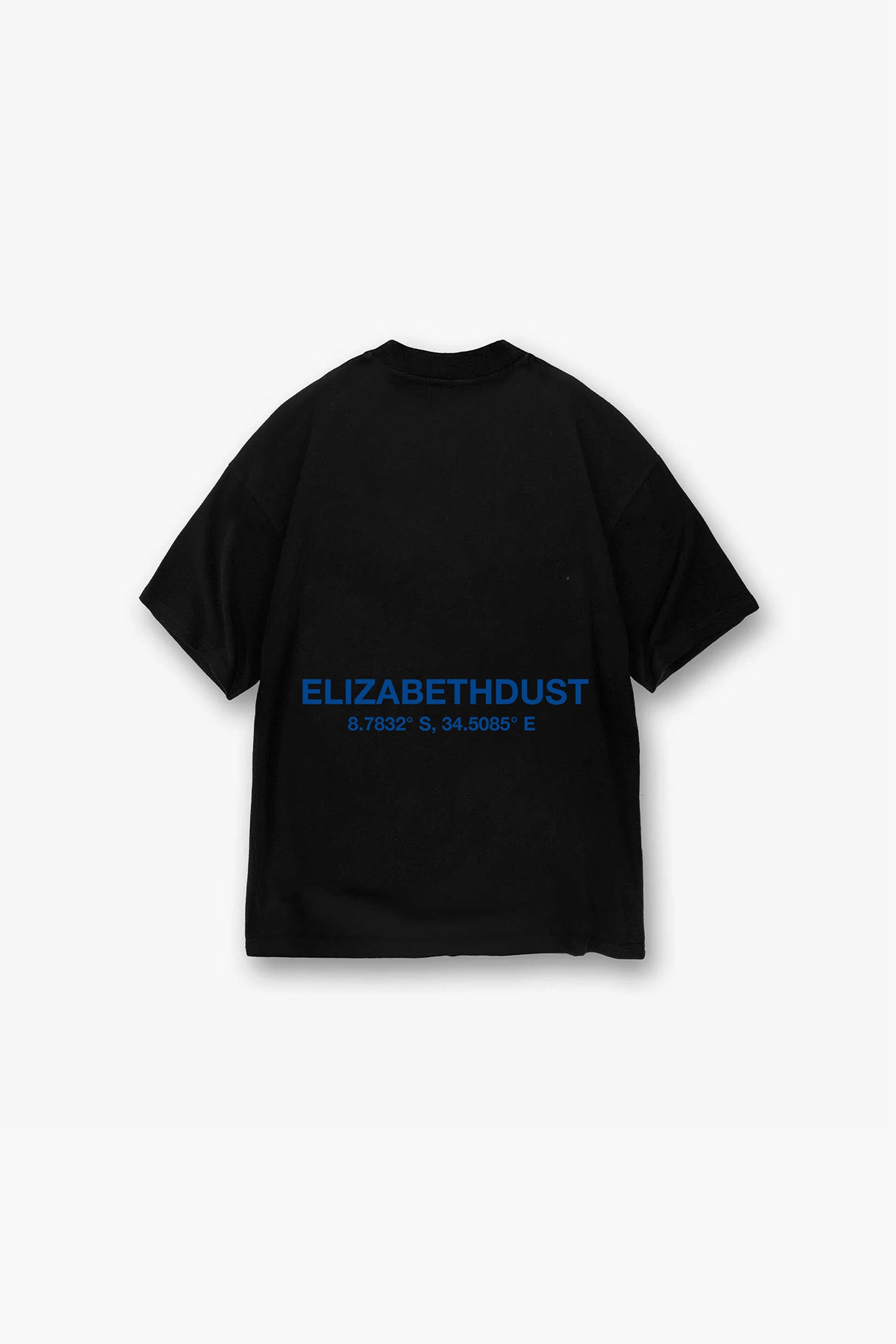 DREAMS REIMAGINED BLACK AND BLUE  BOXY TSHIRT